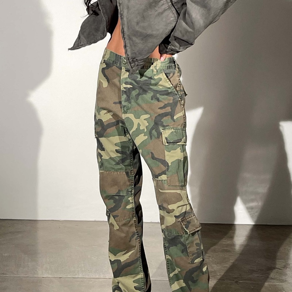 Local European distressed camo cargo *BLACK FRIDAY DEAL*